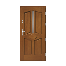 Venkovní vchodové dřevěné dveře Masivní Ryba S