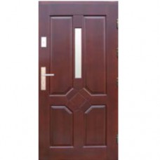 Vonkajšie vchodové drevené dvere Masívne D-10