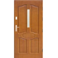 Venkovní vchodové dřevěné dveře Masivní D-13