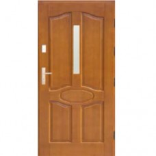 Vonkajšie vchodové drevené dvere Masívne D-13