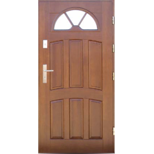 Vonkajšie vchodové drevené dvere Masívne D-20