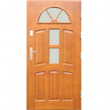 Vonkajšie vchodové drevené dvere Masívne D-22