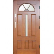 Vonkajšie vchodové drevené dvere Masívne D-23