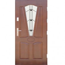 Venkovní vchodové dřevěné dveře Masivní D-31