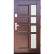 Vonkajšie vchodové drevené dvere Masívne D-35