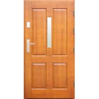 Venkovní vchodové dřevěné dveře Masivní D-6