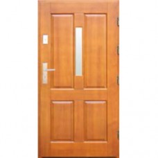 Vonkajšie vchodové drevené dvere Masívne D-6