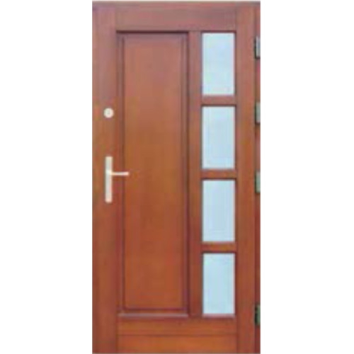 Vonkajšie vchodové drevené dvere Masívne D-64