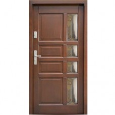 Vonkajšie vchodové drevené dvere Masívne D-70