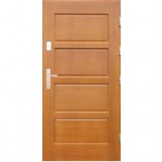 Vonkajšie vchodové drevené dvere Doskové DP-11