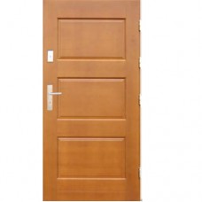 Vonkajšie vchodové drevené dvere Doskové DP-16