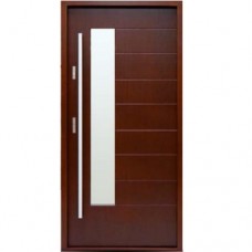 Vonkajšie vchodové drevené dvere Doskové DP-19 Jonny