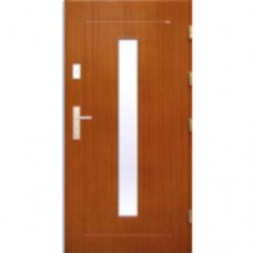 Vonkajšie vchodové drevené dvere Doskové DP-23