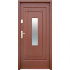 Vonkajšie vchodové drevené dvere Doskové DP-50
