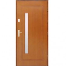 Venkovní vchodové dřevěné dveře Deskové DP-56