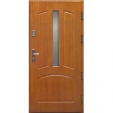 Vonkajšie vchodové drevené dvere Doskové DP-62-1 Ruben