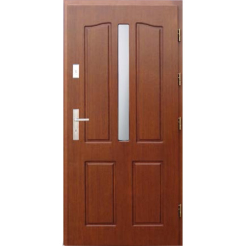 Venkovní vchodové dřevěné dveře Deskové DP-62