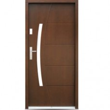 Vonkajšie vchodové drevené dvere Doskové DP-63 Icak