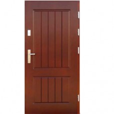 Vonkajšie vchodové drevené dvere Doskové DP-67