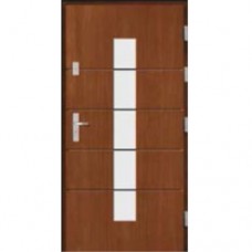 Vonkajšie vchodové drevené dvere Doskové DP-70