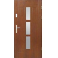 Vonkajšie vchodové drevené dvere Doskové DP-78