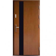 Vonkajšie vchodové drevené dvere Doskové DP-79