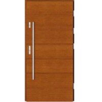Vonkajšie vchodové drevené dvere Doskové DP-85
