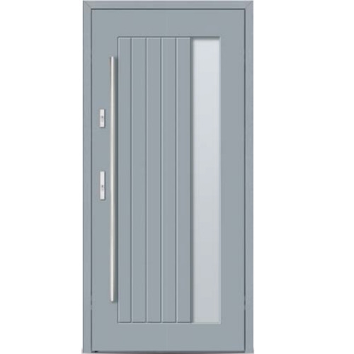 Vonkajšie vchodové drevené dvere Doskové DP-88-1 Narin