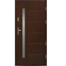 Venkovní vchodové dřevěné dveře Deskové DP-91 Carlo