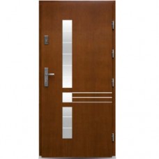 Vonkajšie vchodové drevené dvere Doskové DPI-12