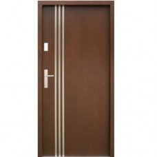 Vonkajšie vchodové drevené dvere Doskové DPI-15