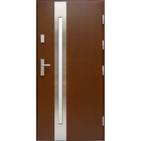Vonkajšie vchodové drevené dvere Doskové DPI-2