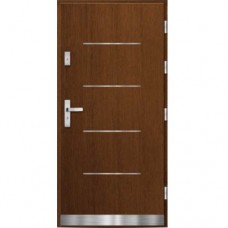 Vonkajšie vchodové drevené dvere Doskové DPI-21