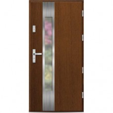 Vonkajšie vchodové drevené dvere Doskové DPI-24 Emir