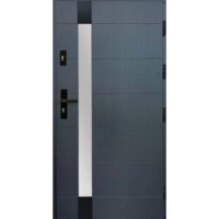 Venkovní vchodové dřevěné dveře Deskové DPI-31 Gonia