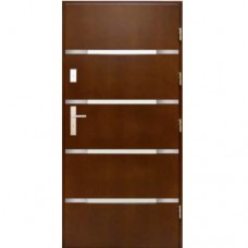 Vonkajšie vchodové drevené dvere Doskové DPI-5