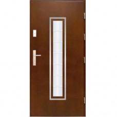 Vonkajšie vchodové drevené dvere Doskové DPI-7