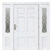 Venkovní vchodové dřevěné dveře Deskové DP-50