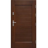 Venkovní vchodové dřevěné dveře Masivní D-11