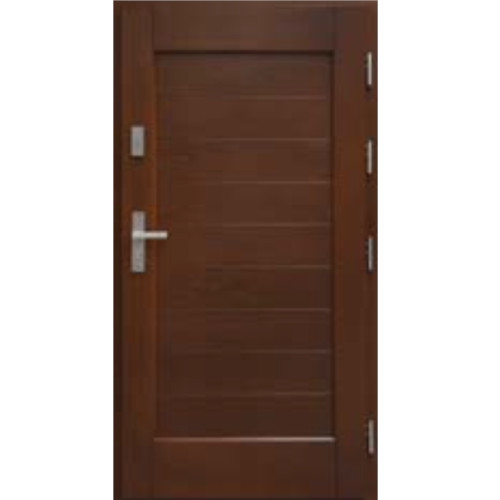 Vonkajšie vchodové drevené dvere Masívne D-11