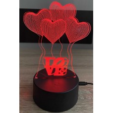 3D stolní lampa DD-017