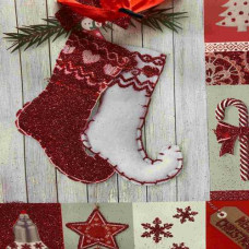 Vánoční taška s dekorem motiv Punčoch
