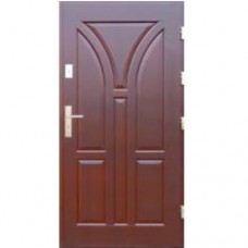 Venkovní vchodové dřevěné dveře Masivní D-15
