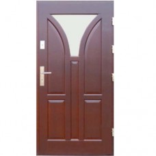 Venkovní vchodové dřevěné dveře Masivní D-16