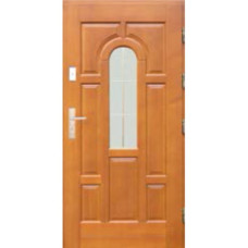 Venkovní vchodové dřevěné dveře Masivní D-19