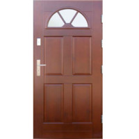 Venkovní vchodové dřevěné dveře Masivní D-24