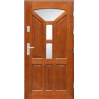 Venkovní vchodové dřevěné dveře Masivní D-37