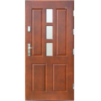 Venkovní vchodové dřevěné dveře Masivní D-55