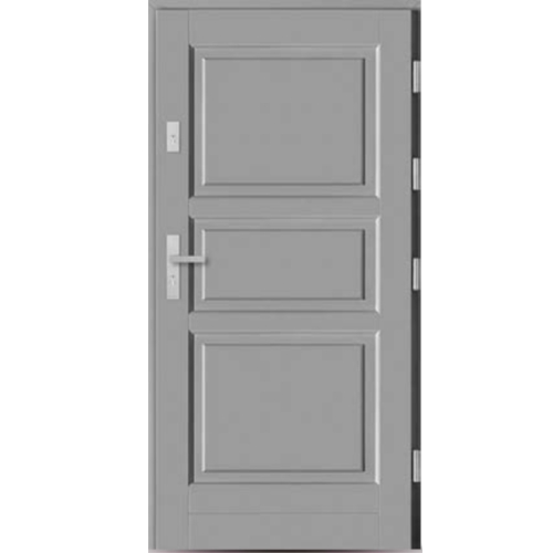 Venkovní vchodové dřevěné dveře Masivní D-69