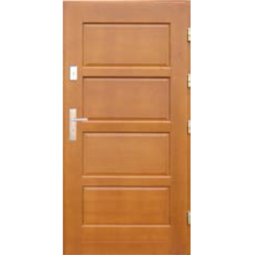 Venkovní vchodové dřevěné dveře Masivní D-7